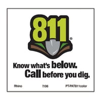 Thumbnail of 811 Patch Decal