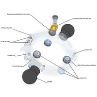 Thumbnail of G F C P Cast Rotary Scraper Replacement Parts 10x10 2
