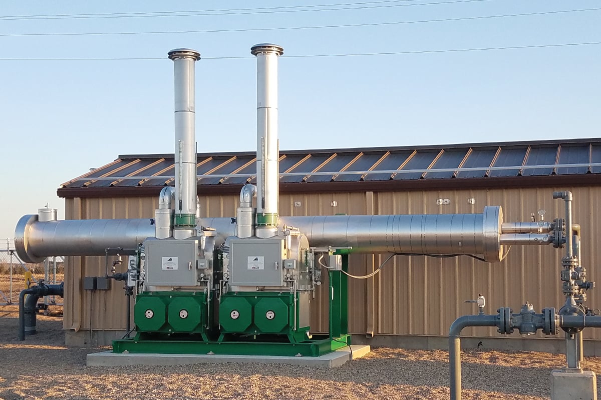 pipeline to meter - line heaters