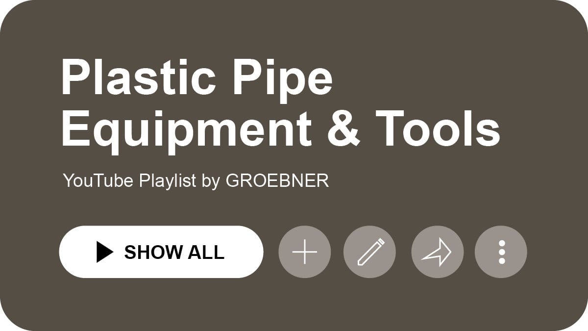 YouTube Playlist 2025 Plastic Pipe Equipment Tools