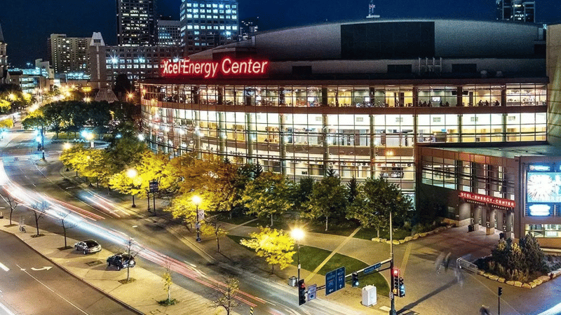 Xcel Energy Center Connect Slide
