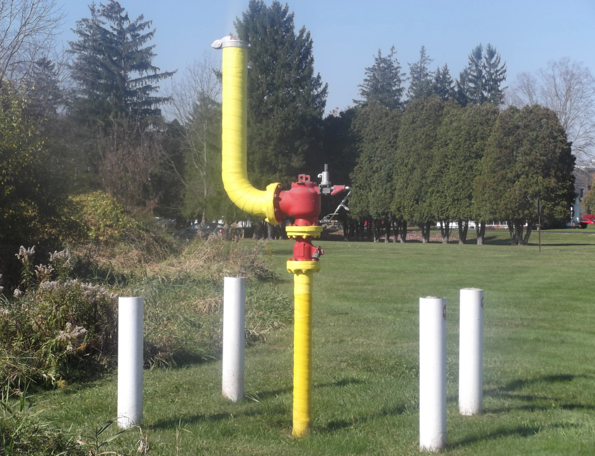 Corning Gas using ColorCoat tape / Rugged wrap